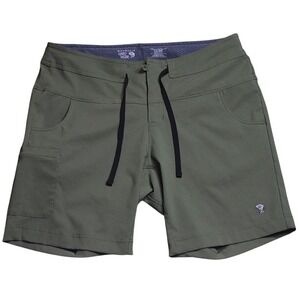 Mountain Hardwear Women's Shorts Hiking Lightweight Olive Green Size 12